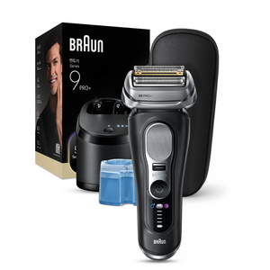 BRAUN 시리즈 9 PRO+ 울트라 씬 전기면도기, 9660cc, 블랙