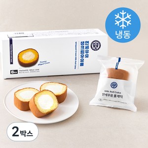 연세우유 생크림 우유롤 (냉동), 330g, 2박스