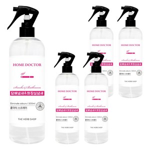 더허브샵 홈닥터 룸 스프레이 탈취제, 500ml, 5개
