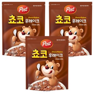 포스트 쵸코후레이크 시리얼, 600g, 3개