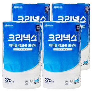 크리넥스 에어셀 1겹 점보롤 화장지 4533961, 270m, 1개, 16롤