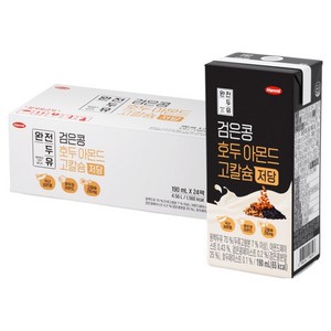 완전두유 검은콩 호두아몬드 고칼슘 저당, 24개, 190ml 골드박스 특가