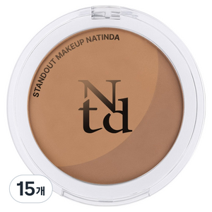 나틴다 아트 인 뮤즈 실루엣 쉐딩 10g, 01 소프트 브론즈, 15개