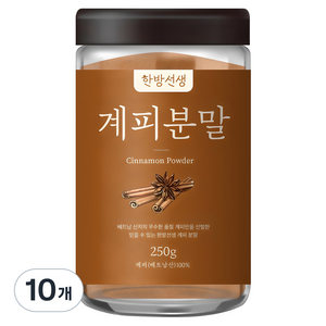 한방선생 계피가루 특품, 250g, 10개