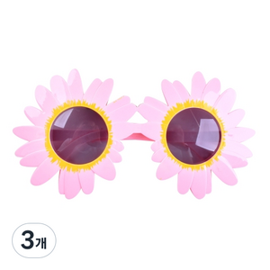우밍스토어 해바라기 파티용 안경, 타입3, 3개