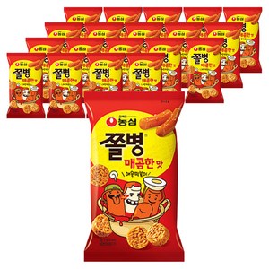 쫄병스낵 매콤한맛, 82g, 20개