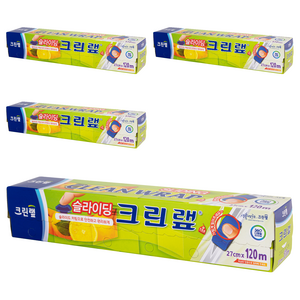 크린랩 슬라이딩 랩, 120m, 4개