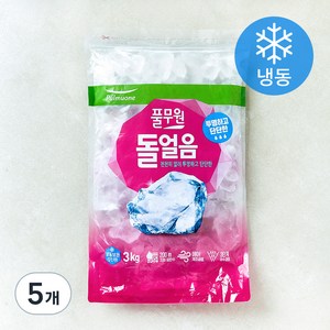 풀무원 돌얼음 (냉동), 3kg, 5개