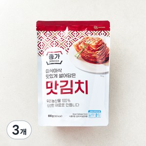 대상 종가 맛김치, 800g, 3개