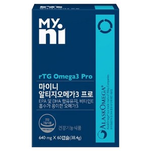 마이니 알티지 오메가3 프로, 60정, 1개