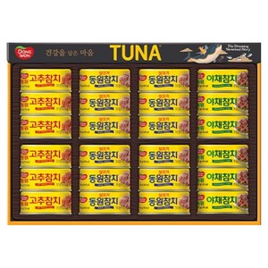동원참치 선물세트 O-24호 + 부직포백, 1세트 골드박스 특가