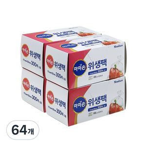 마미손 위생팩 5호 소 17 x 25 cm, 소(S), 300개입, 64개