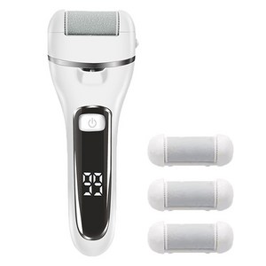 아크로 충전식 무선 전동 발각질 제거기 ACRO FG01, 화이트