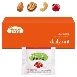 하루견과 크랜베리 12p, 25g, 1개