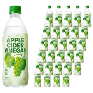 클룹 애사비소다 샤인머스캣 제로 탄산음료, 500ml, 30개