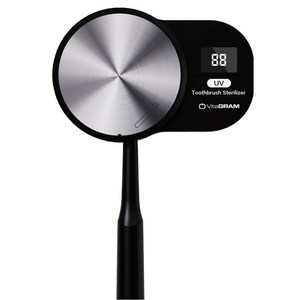 비타그램 휴대용 UV LED 칫솔살균기, VG-TB2507B, 블랙