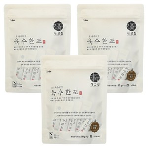 강고집 1초 육수완성 육수한포, 3개, 80g