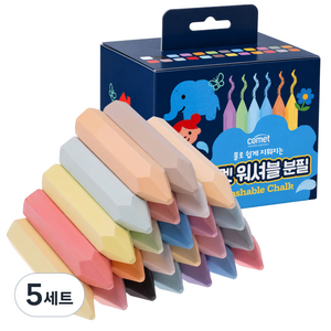 코멧 워셔블 분필 24색, 5세트, 480g