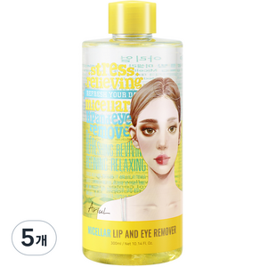 [비건뷰티] 아리얼 릴리빙 미셀라 립 앤 아이 리무버, 300ml, 5개