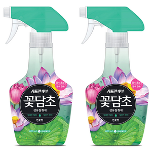 샤프란꽃담초 섬유탈취제 연꽃향 본품, 400ml, 2개