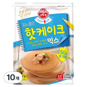 오뚜기 라이트 앤 조이 당을줄인 핫케이크 믹스, 400g, 10개