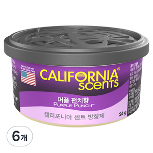 캘리포니아센트 방향제, 6개, 퍼플펀치