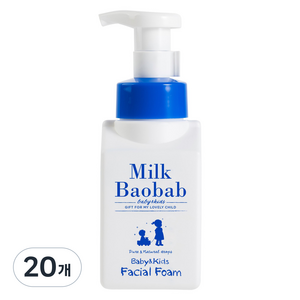 밀크바오밥 베이비앤키즈 페이셜 폼, 300ml, 20개