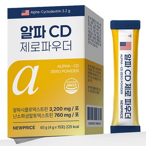 뉴프라이스 알파CD 제로파우더, 1개, 15회분