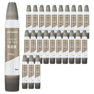 모나미 다목적으로 사용 가능한 목공풀 2way, 74ml, 24개
