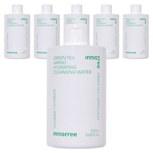 이니스프리 그린티 아미노 수분 클렌징 워터, 320ml, 6개