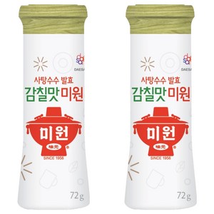 미원 사탕수수발효 감칠맛, 72g, 2개