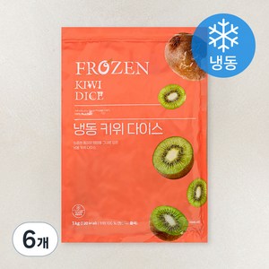 오트리 키위 다이스 (냉동), 6개, 1kg