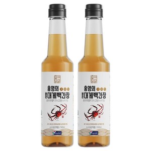 홍영의 어간장 붉은대게백간장, 500ml, 2개