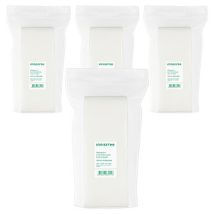 이니스프리 닦아 쓰는 화장솜, 4개, 80매입