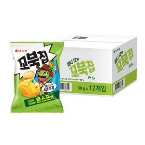 꼬북칩 미니 콘스프맛, 30g, 12개
