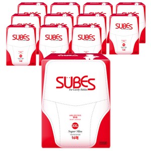 슈베스 슈퍼슬림 기저귀 팬티형 아동공용, 점보형(2XL), 192매