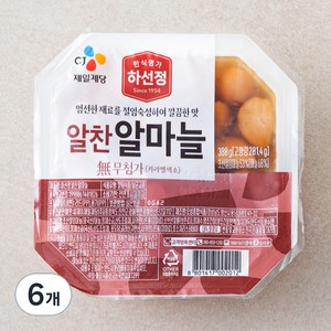 하선정 간장숙성 알찬 알마늘, 380g, 6개