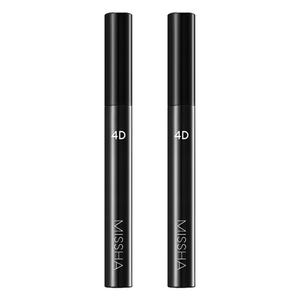 미샤 4D 마스카라 7 g, 블랙, 2개