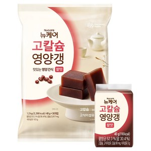 뉴케어 고칼슘 영양갱, 40g, 1개