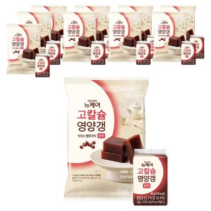 뉴케어 고칼슘 영양갱, 1.2kg, 10개