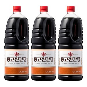 몽고진간장, 1.8L, 3개
