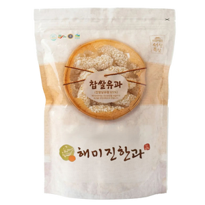 국내산쌀과 생강 조청으로 만든 달콤바삭한 찹쌀유과, 250g, 1개