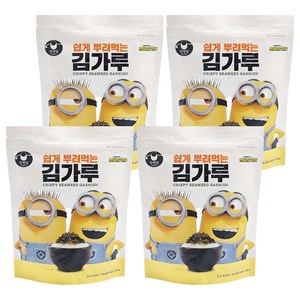 만전김 미니언즈 쉽게 뿌려먹는 김가루, 150g, 4개