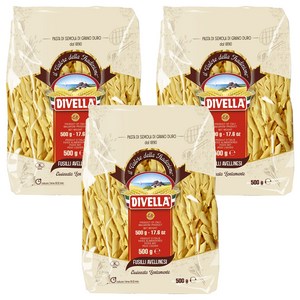 디벨라 푸질리 아벨리네시 파스타, 500g, 3개