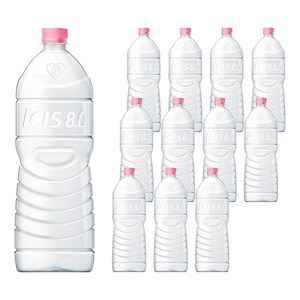 아이시스 8.0 ECO 생수 무라벨, 2L, 12개