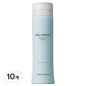 더샘 셀 리뉴 바이오 마이크로 필 소프트 젤, 160ml, 10개