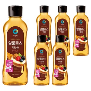 청정원 알룰로스 시럽용, 500g, 6개
