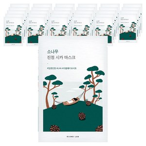 라운드랩 소나무 진정 시카 마스크, 1개입, 30개