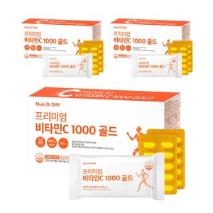 뉴트리디데이 프리미엄 비타민C 1000 골드, 150정, 3개