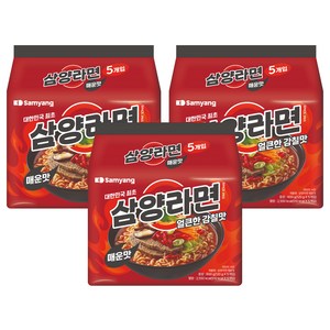 삼양라면 매운맛 120g, 15개